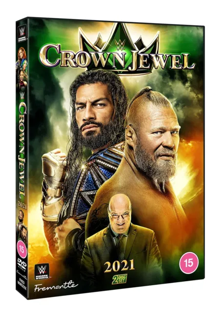 WWE: Crown Jewel 2021 (DVD) Roman Reigns Brock Lesnar Drew McIntyre Becky Lynch