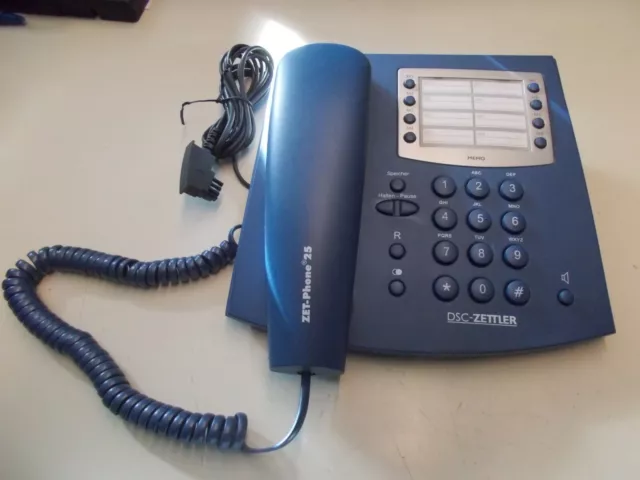 Sc-Zettler ZET-Phone 25 Blue, Corded Phone, #K- 291-13