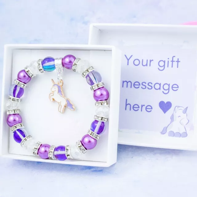 Unicorn Bracelet, Little Girl's Gifts, Children's Jewellery, Birthday Party Gift