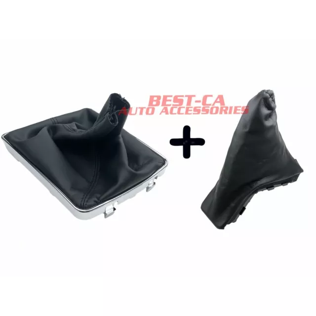 Gear Shift Knob And Handbrake Gaiter Cover With Frames For Vauxhall Opel Astra H