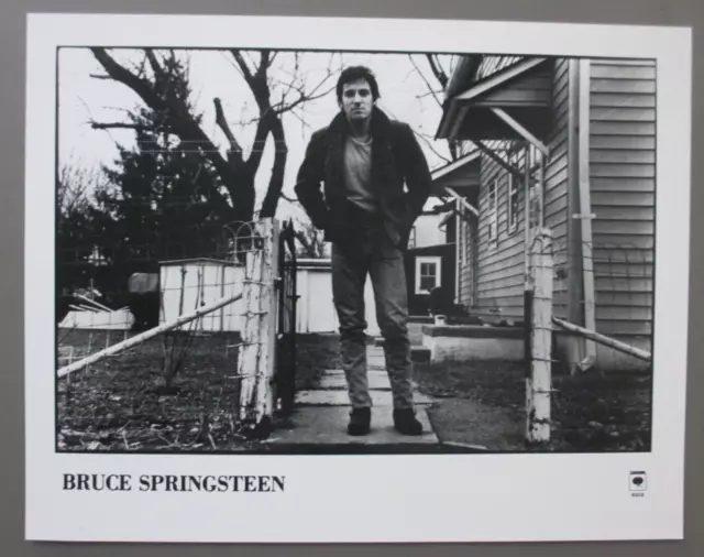 Bruce Springsteen promo photo 8 X 10 black & white glossy photo Outdoors !