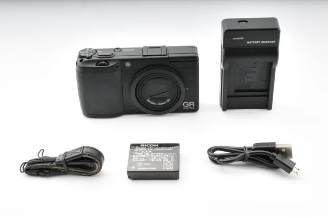 [Near MINT] RICOH GR DIGITAL II 10.1MP Digital Camera Black From JAPAN 2