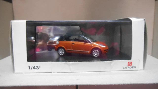 Citroen C3 2003 Pluriel Ochre/Orange Met 1:43 Dealer Norev 5