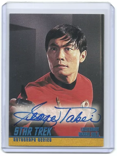 1998 Star Trek TOS George Takei ( Mirror Hikaru Sulu ) autograph auto card #A33