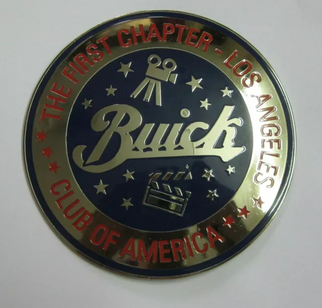 Buick Club De Amérique Voiture Grill Badge Emblème Logos Métal Email Porsche