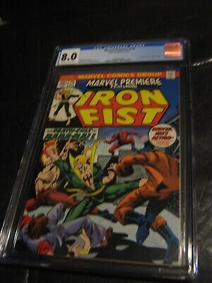 Marvel Premiere Featuring Iron Fist 19 1st Colleen Wing Hulk 181 Ad CGC 8.0 1974