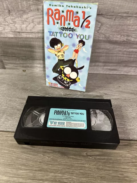 Ranma 1/2 Rumiko Takahashi Tattoo You Outta Control English Dubbed VHS VIZ Video