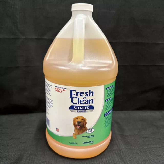 Lambert Kay Fresh'n Clean Scented Dog & Cat Shampoo Long-lasting Scent 1-Gallon