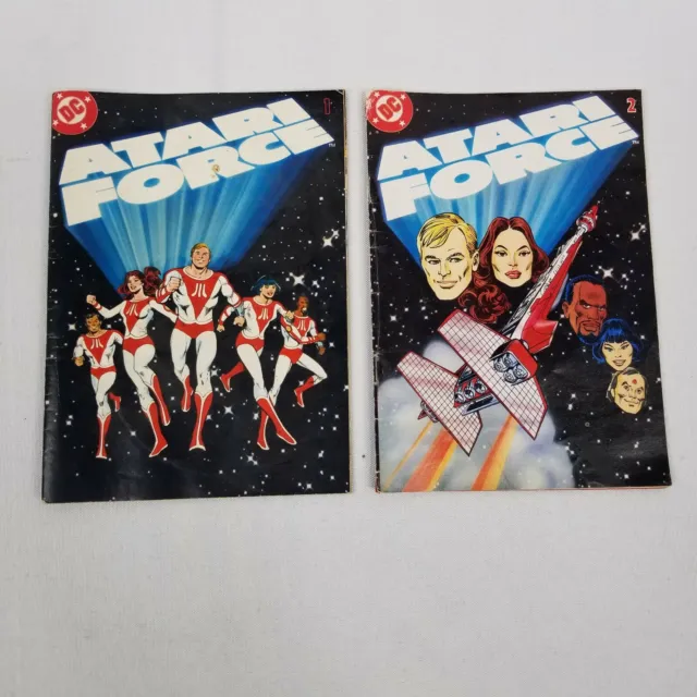 Vintage 1982 "ATARI FORCE" DC Comics Issues #1 & 2