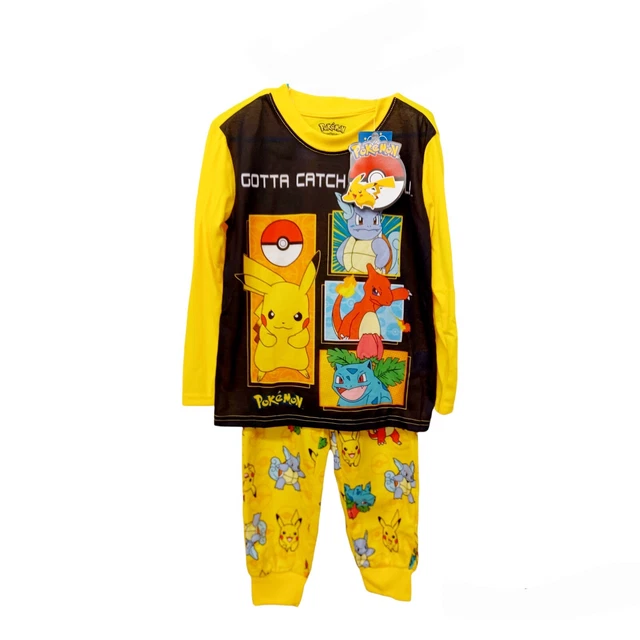 Pokemon Pikachu & Friends Boys 2 Pc Pajama Set-4/5
