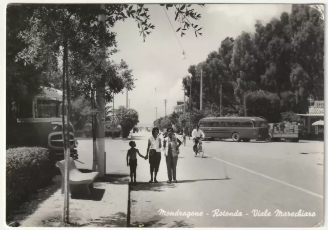 Mondragone - Caserta - Rotonda - Viale Marechiaro - Viagg. 1958 -50470-