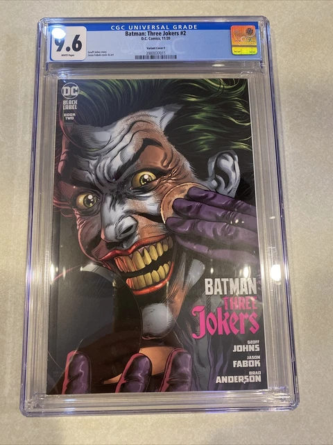 BATMAN THREE JOKERS #2 VARIANT COVER F CGC Graded 9.6 DC Comics 2021