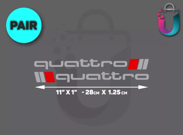 2X AUDI RINGE Aufkleber Fan Logo Tuning Sticker Scheibe Seitenaufkleber  20cm EUR 4,49 - PicClick FR