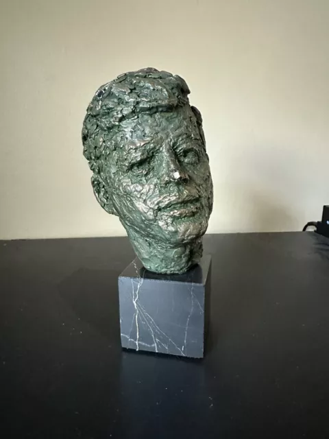 John F. Kennedy Bronze Bust by Robert Berks - Alva Studio NY