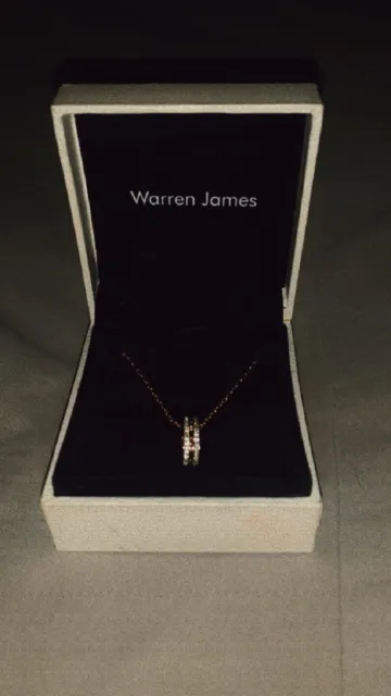 Warren James Rose Gold plated with Swarovski Crystals Pendant Necklace &  Earrings Set | Vinted