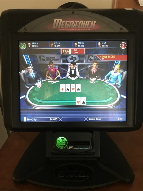 Merit Megatouch Force EVO 2008 Multi Game Touchscreen Countertop Coin W/Video Merit Megatouch Force EVO 2008 Multi Game Touchscreen Countertop Coin W/Video