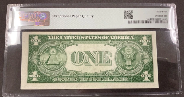 1935E  $1 Silver Certificate Fr#1614 (SG Block) PMG 64 Choice Uncirculated EPQ 2