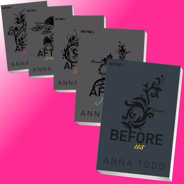 Set: ANNA TODD | AFTER (Band 1-5) | PASSION+TRUTH+LOVE+FOREVER+BEFORE US