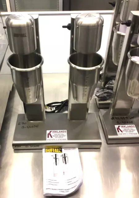 Buffalo CY423 Twin Head Drink Mixer Double Milkshake Maker Commercial Catering