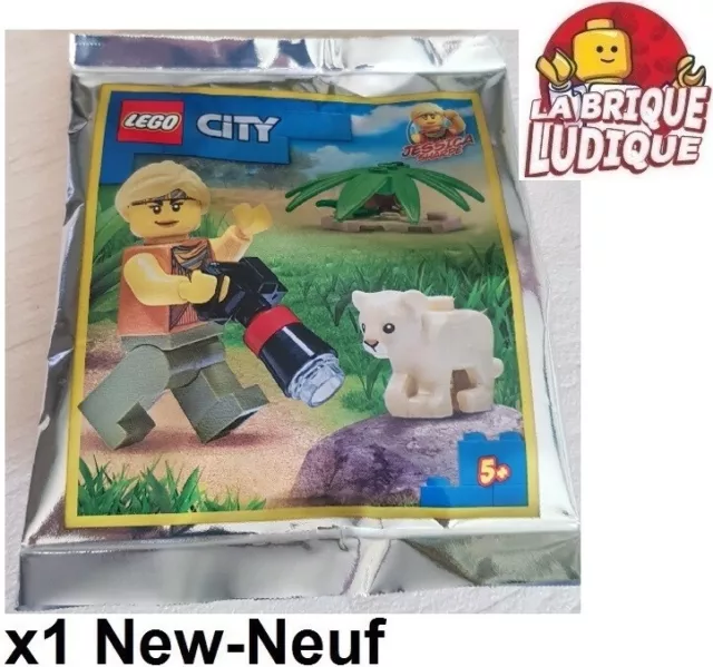 LEGO Figurine Minifig City Cub Lion Baby Jessica Sharpe Polybag 952112