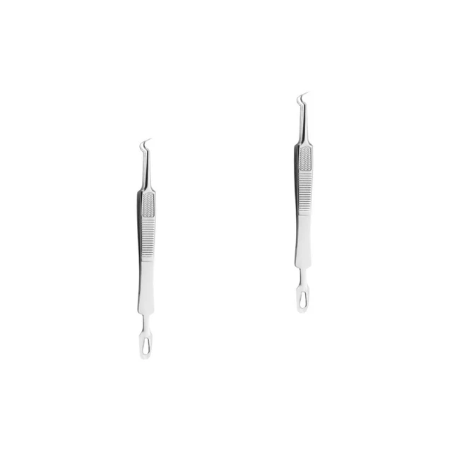 6 Pcs Edelstahl Akne-Clip Pinzette Anti-Akne-Set Entfernungswerkzeug