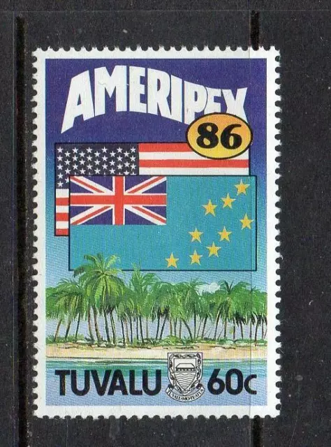 Tuvalu Mnh 1986 Sg387 Ameripex Int Stamp Exhb