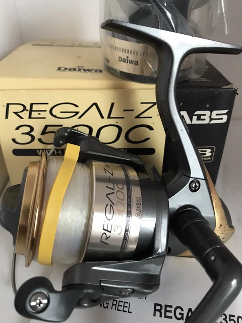 VINTAGE DAIWA REGAL Z 3500c Fishing Spinning Reel Org Box Manual