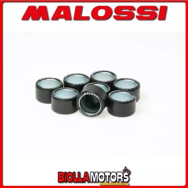 6613554.B0 8 Rulli Rulli Variatore Malossi D. 25X17 Gr. 15 Aprilia Atlantic 500