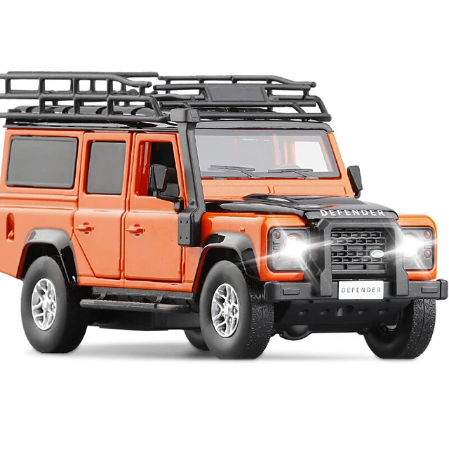 Modello pressofuso auto giocattolo in scala 1/32 Land Rover Defender Off Road regalo da collezione