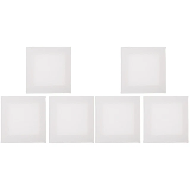 6 piezas Óleo sobre lienzo a bordo lienzo vacío tablas de dibujo