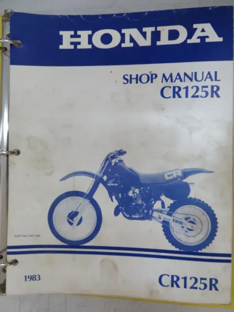 Honda Used Factory Shop Manual CR125R 1983 HM1039