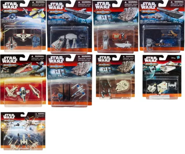 Assortiment De Véhicules De Collection Star Wars Micromachines Disney Hasbro