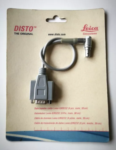 Cavo scarico dati Leica Lemo 0/RS232
