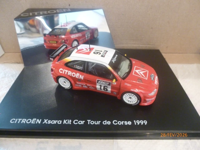 CITROËN Xsara Kit Car N°1 – Rallye Du Var 1998 – Bugalski – Vitesse 1/43 – Collection Neuve En Boite