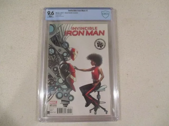 Invincible Iron Man 1 Steam Retailer Incentive Variant Cbcs 9.6 Whit Epages
