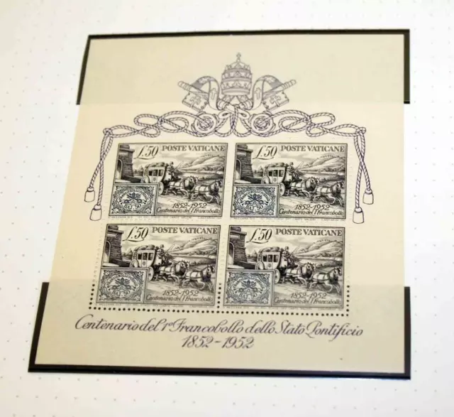 Vatikan ex alt/Eurozeit: Gute Sammlung im fetten Schaubek-Album aus Nachlass