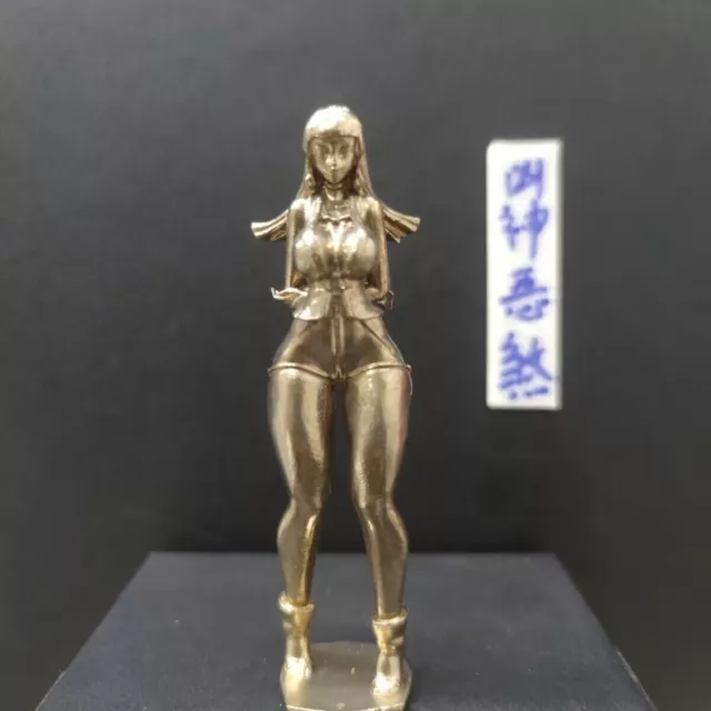 Chinese bronze statue handmade beauty back hand carved beauty statue