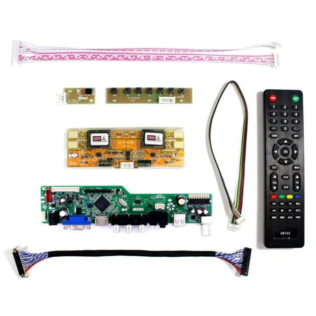 TV HDM I VGA AV USB LCD Steuerplatine für M190PW01 V0 LTM190M2-L31 1440x900 LCD 2