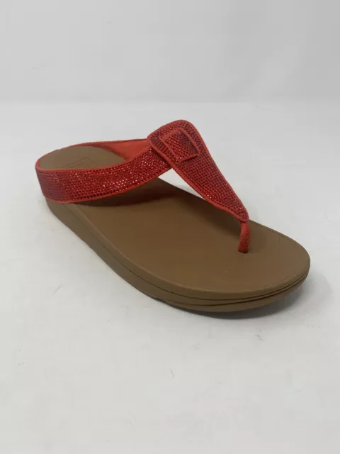 Red fitflops on sale size 8