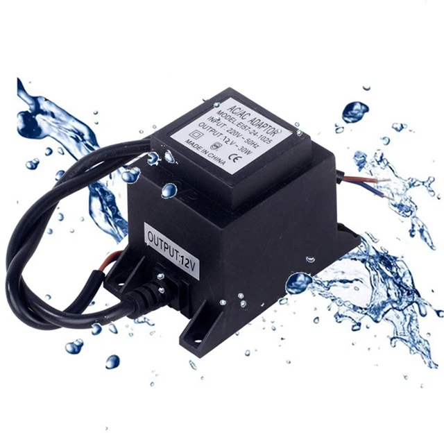 12 V AC/AC IP67 TransforForFor étanche pour l'éclairage extérieur et souterra