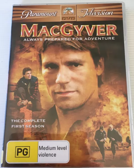 MacGyver - Season 1 - R4 DVD (Richard Dean Anderson) First Season (Series)
