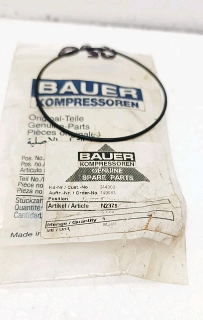 Cartouche Filtre à Huile Pour Compresseur D'air Respirable Bauer - Réf. N25326 - Livraison Offerte