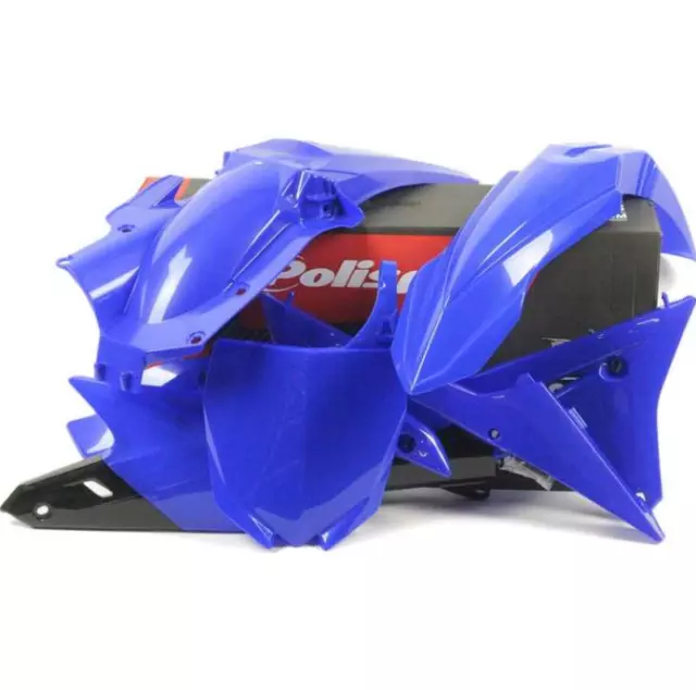 Polisport Set Plastique Complet Motocross MX Enduro Bleu Yamaha YZ 450 F