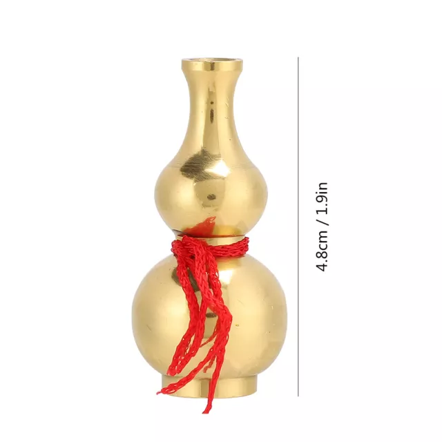 Brass Gourd Money Drawing Feng Shui Enhance Lucky Ornament Buddhist Supplies XXL