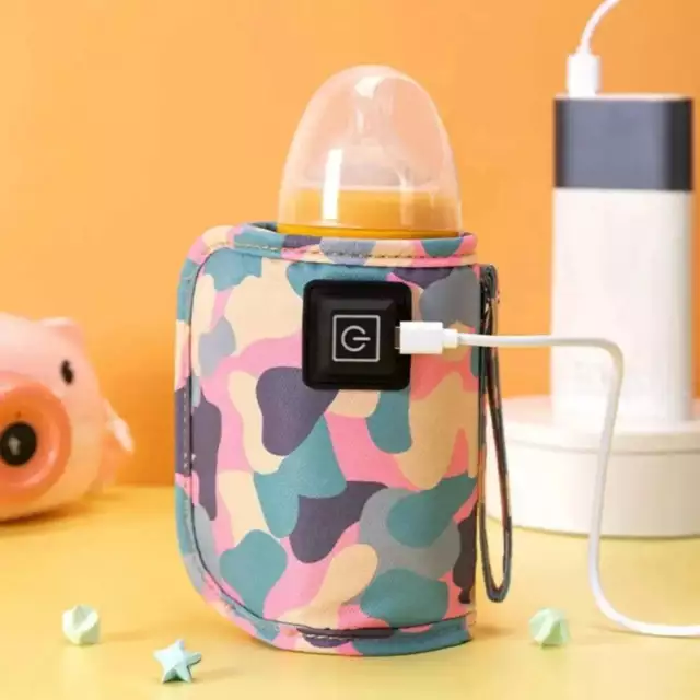 USB Milk Bottle Warmer - Portable Insulated Bag for Baby Nursing Supplies