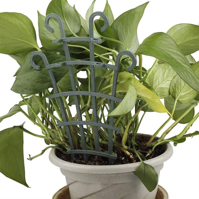 2Pcs Gartenpflanze Unterstützung Plastik Spalier Blumen Weinreben Klettern 2