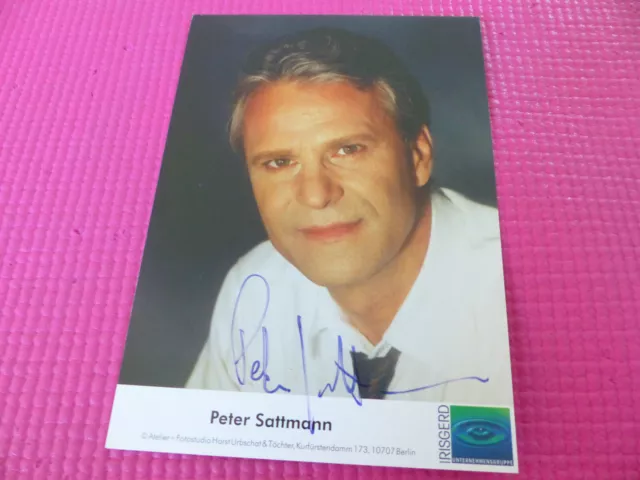 PETER SATTMANN Autogramm signiert auf 10x15 cm Autogrammkarte