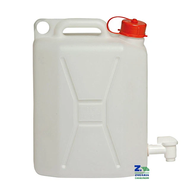 Ecoplast | Fusto In Plastica A Bocca Larga Con Guarnizione E Tappo Rubinetto Non Incluso Capienza 30 Lt Colore Neutro - Foto 5