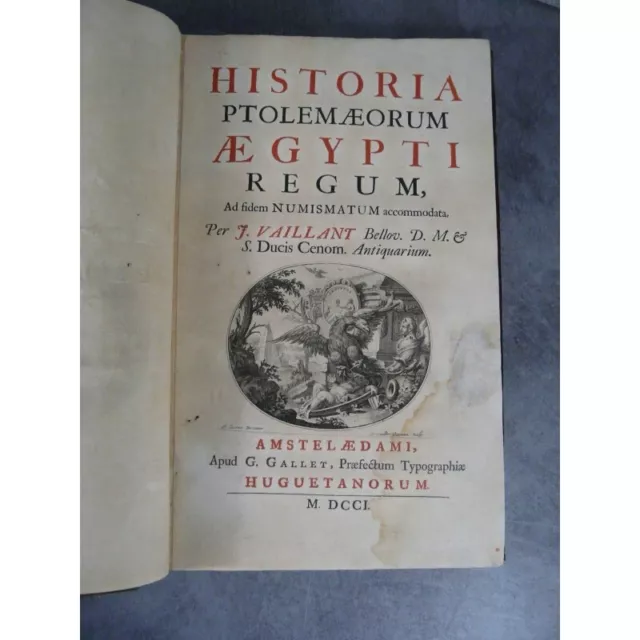 Vaillant Jean Histoire Der Münzen Ptolemäischen Numisbrief Print Eo. Hist 3