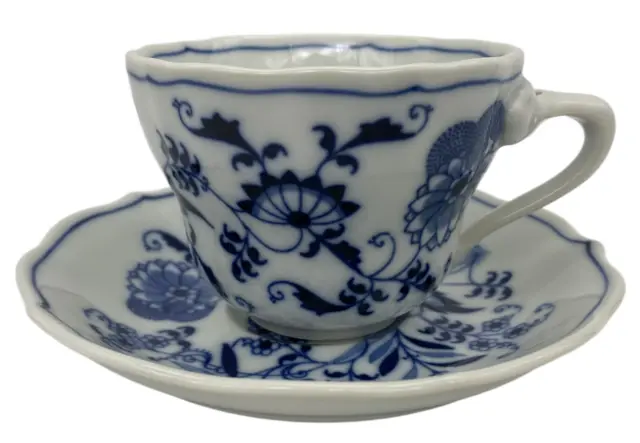 Blue Danube Blue Onion Design Cup & Saucer